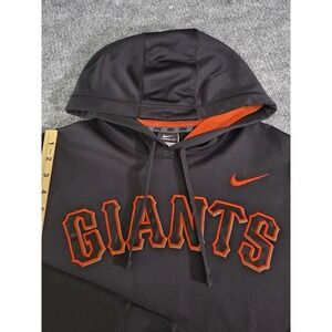 San Francisco Giants Hoodie Mens M Black MLB Official Nike Therma Fit